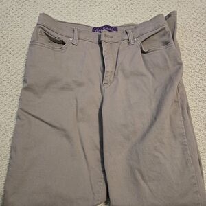 Women's Gloria Vanderbilt Amanda Denim Beige Jeans, Size 8M